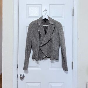 Banana Republic Gray Textured Women's Blazer